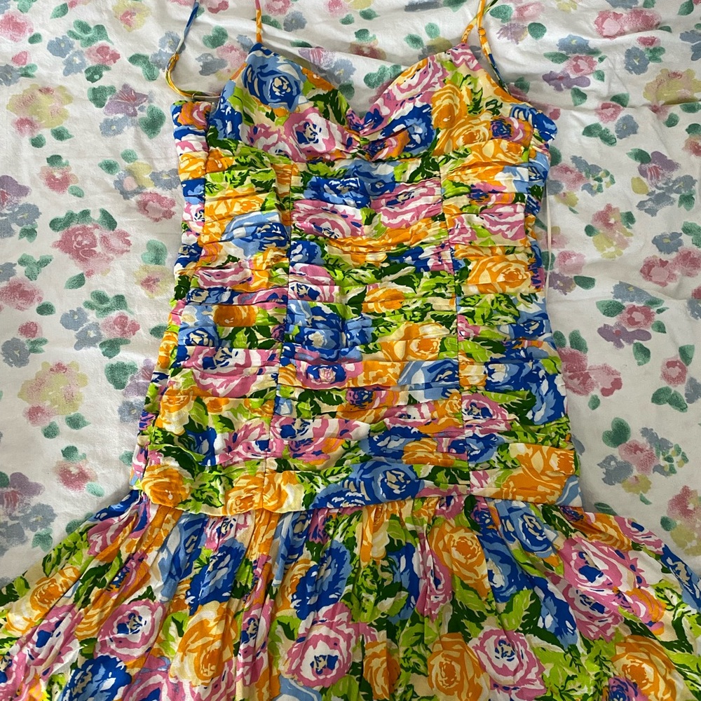 Rare Zara Floral Multicolor Dress